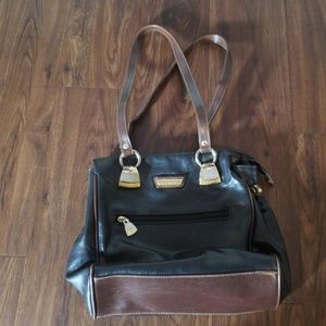 Capezio purse bag black brown